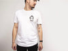 T SHIRT BLANC white t-shirt casa de papel masque dali netflix broderie embroidery main made in  france