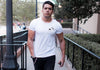 dans la lune broderie main t-shirt unisexe blanc fabrique en france