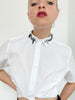 chemise blanche col brodé fabrique en france main broderie artisanat français marseille lafrenchpique