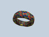 bracelet en bois avec broderies fabrique en france couleur été 2020 cadeau lafrenchpique paris